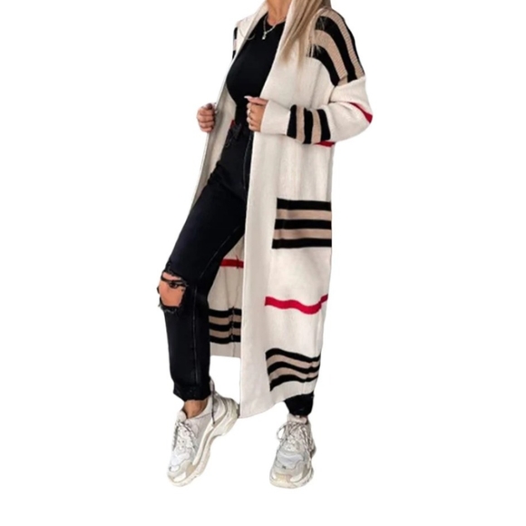 Oversize long sleeve cardigan - Picture 3 of 9